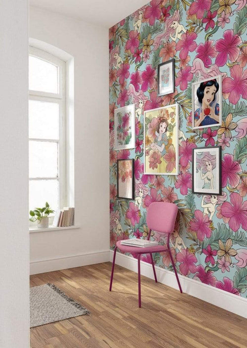 Dx4 008 Komar Ariel Pink Flower Carta Da Parati In Tessuto Non Tessuto 200X280cm 4 Strisce Ambiente_2B064145 Cccc 4D45 A9Ff A8D9D1393Dc0 | Yourdecoration.it