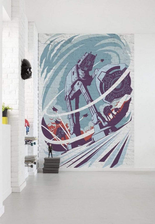 Dx4 037 Komar Star Wars Classic Concrete Hoth Carta Da Parati In Tessuto Non Tessuto 200X280cm 4 Strisce Ambiente_E082C2A0 593F 4A50 9A24 766Ff9A86029 | Yourdecoration.it