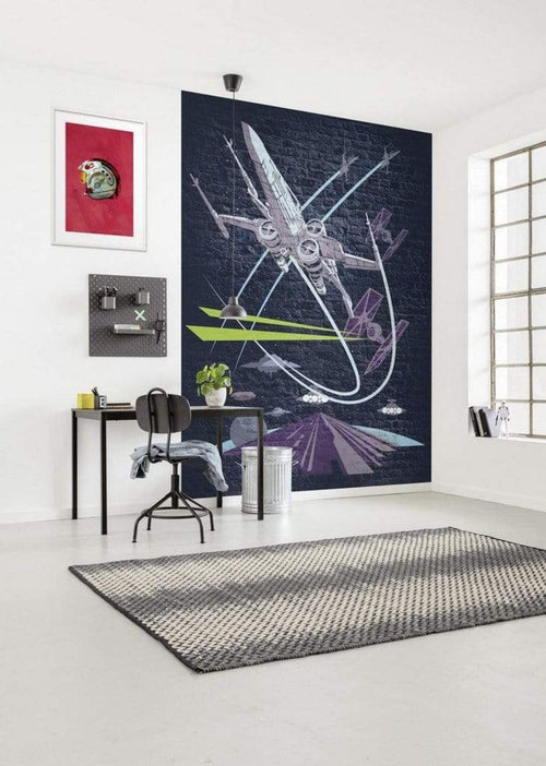 Dx4 039 Komar Star Wars Classic Concrete X Wing Carta Da Parati In Tessuto Non Tessuto 200X280cm 4 Strisce Ambiente_3C0Da805 40Ce 4795 870C 32F721220A7D | Yourdecoration.it