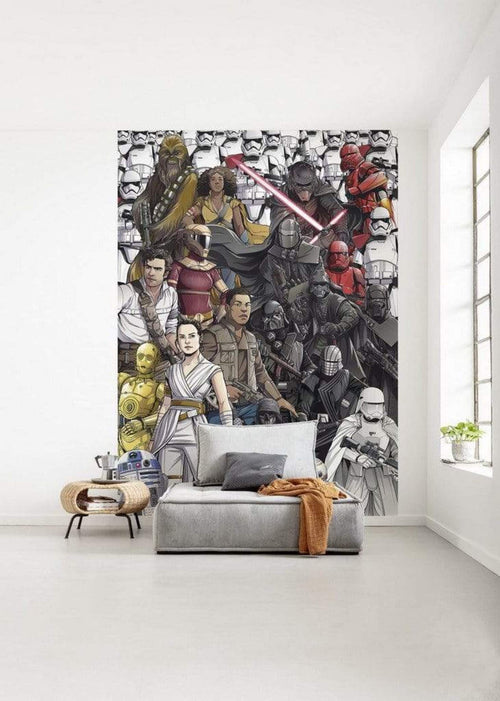 Dx4 075 Komar Star Wars Retro Cartoon Carta Da Parati In Tessuto Non Tessuto 200X280cm 4 Strisce Ambiente_008A3E40 A3B7 437B 8742 456Aa2729Ac0 | Yourdecoration.it