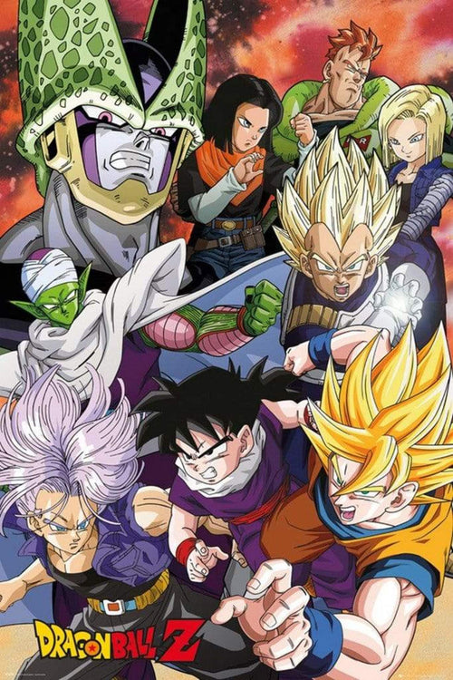 GBeye Dragon Ball Z Cell Saga Poster 61x91,5cm | Yourdecoration.it