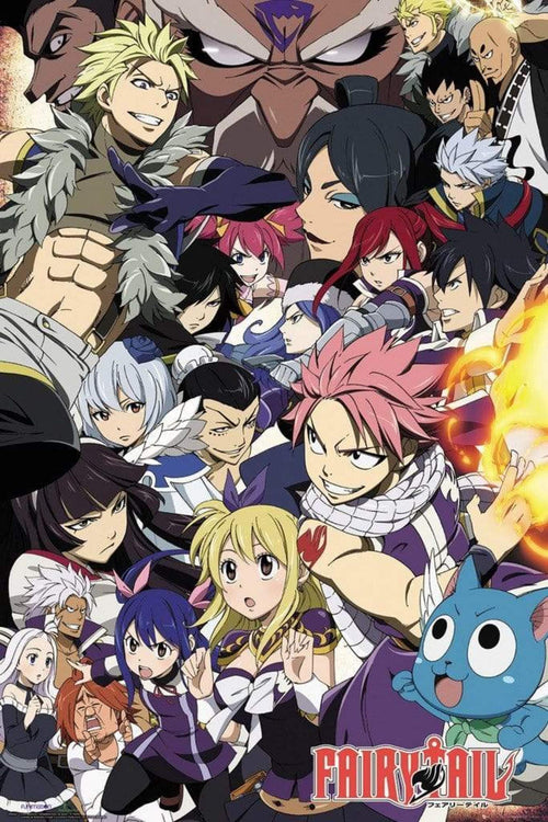 GBeye Fairy Tail Season 6 Key Art Poster 61x91,5cm | Yourdecoration.it