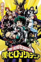 GBeye My Hero Academia Season 1 Poster 61x91,5cm | Yourdecoration.it