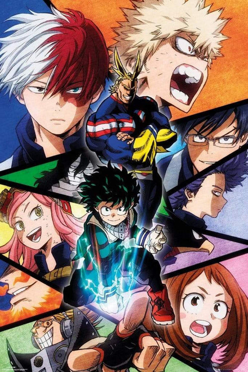 GBeye My Hero Academia Group Poster 61x91,5cm | Yourdecoration.it