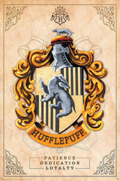 gbeye gbydco065 harry potter hufflepuff poster 61x91 5cm  | Yourdecoration.it