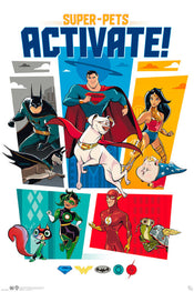 Gbeye GBYDCO069 Dc Comics League Of Superpets Activate Poster 61x 91-5cm | Yourdecoration.it