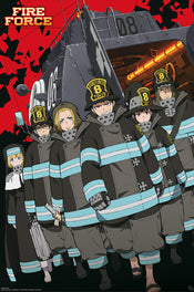 Gbeye GBYDCO109 Fire Force Key Art S1 Company 8 Poster 61x 91-5cm | Yourdecoration.it