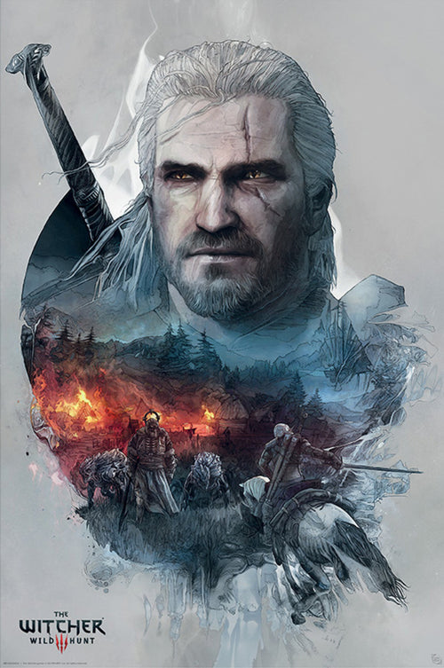 Gbeye GBYDCO112 The Witcher Geralt Poster 61x 91-5cm | Yourdecoration.it