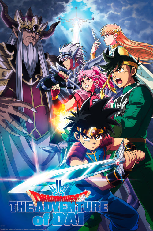 gbeye gbydco188 dragon quest dai vs dark king poster 61x91 5cm | Yourdecoration.it