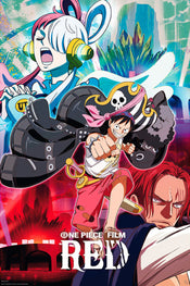 Gbeye GBYDCO194 One Piece Red Movie Poster Poster 61x 91-5cm | Yourdecoration.it