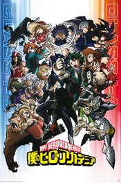 gbeye gbydco243 my hero academia class 1 a vs 1 b poster 61x91 5cm | Yourdecoration.it