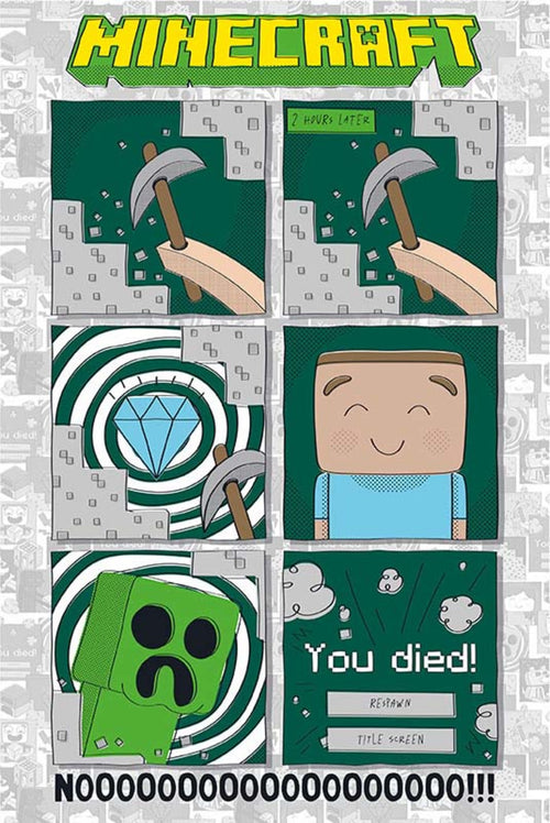 GBeye Minecraft One Last Diamond  Poster 61x91,5cm | Yourdecoration.it