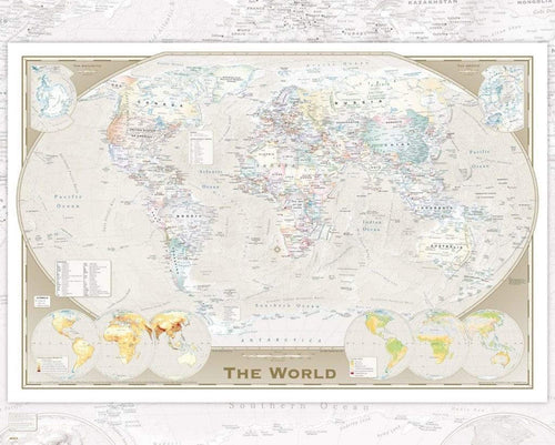 GBeye World Map Tripel Poster 50x40cm | Yourdecoration.it