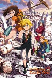 Gbeye The Seven Deadly Sins Key Art 2 Poster 61X91 5cm | Yourdecoration.it