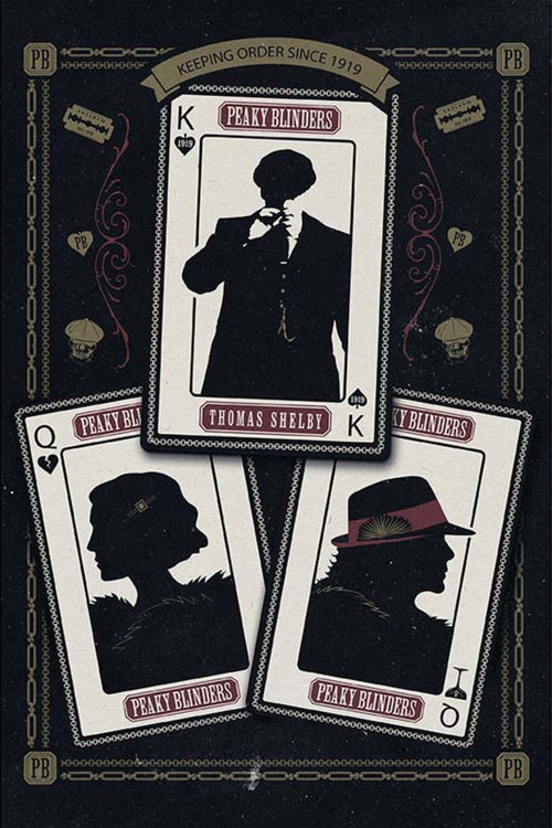 GBeye Peaky Blinders Cards Poster 61x91,5cm | Yourdecoration.it