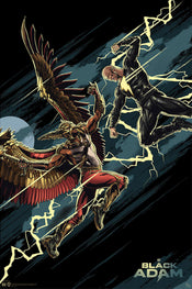 gebeye gbydco071 dc comics black adam vs hawkman poster 61x91 5cm | Yourdecoration.it