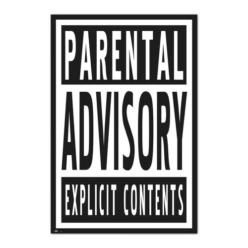 Grupo Erik GPE4148 Parental Advisory Vertical Poster 61X91,5cm | Yourdecoration.it