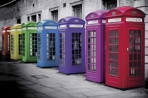 Grupo Erik GPE4719 Phone Boxs London Phone Box Poster 91,5X61cm | Yourdecoration.it