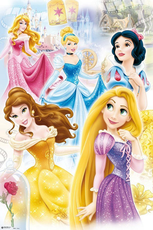 Grupo Erik GPE4803 Disney Princess Group Poster 61X91,5cm | Yourdecoration.it