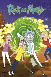 Grupo Erik GPE5237 Rick And Morty Portal Poster 61X91,5cm | Yourdecoration.it