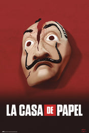 Grupo Erik GPE5322 La Casa De Papel Mascara Poster 61X91,5cm | Yourdecoration.it