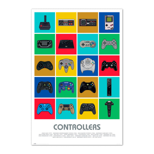 Grupo Erik GPE5406 Controllers Poster 61X91,5cm | Yourdecoration.it