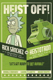 Grupo Erik GPE5450 Rick And Morty Season 4 Heist Off Poster 61X91,5cm | Yourdecoration.it