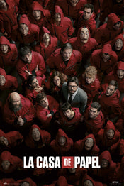 Grupo Erik GPE5482 Money Heist War Poster 61X91,5cm | Yourdecoration.it