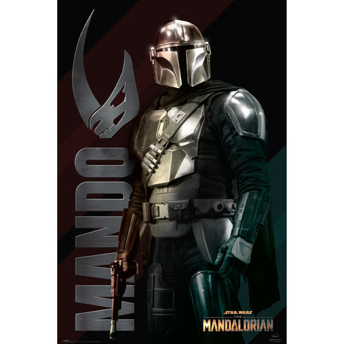 Grupo Erik GPE5485 Star Wars The Mandalorian Mando Poster 61X91,5cm | Yourdecoration.it