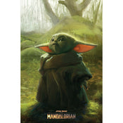 Grupo Erik GPE5487 Star Wars The Mandalorian The Child Art Poster 61X91,5cm | Yourdecoration.it