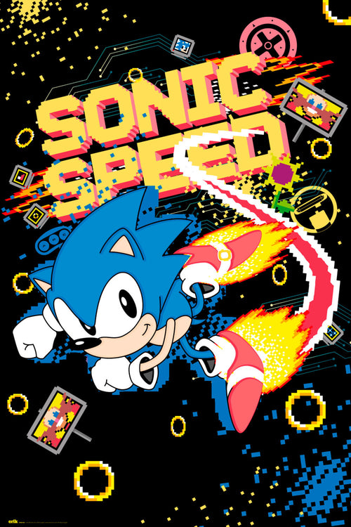 Grupo Erik GPE5489 Sonic Speed Poster 61X91,5cm | Yourdecoration.it