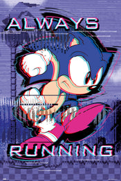 Grupo Erik GPE5491 Sonic Always Running Poster 61X91,5cm | Yourdecoration.it