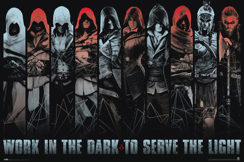 Grupo Erik GPE5501 Assassins Creed Work In The Dark Poster 91,5X61cm | Yourdecoration.it