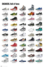 Grupo Erik GPE5534 Sneakers Hall Of Fame Poster 61X91,5cm | Yourdecoration.it