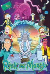 grupo erik gpe5609 rick and morty season 4 poster 61x91-5 cm | Yourdecoration.it