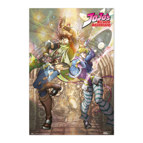 Grupo Erik Gpe5617 Jojos Bizarre Adventure Joseph Joestar Caesar Zeppeli Poster 61X91 5cm | Yourdecoration.it