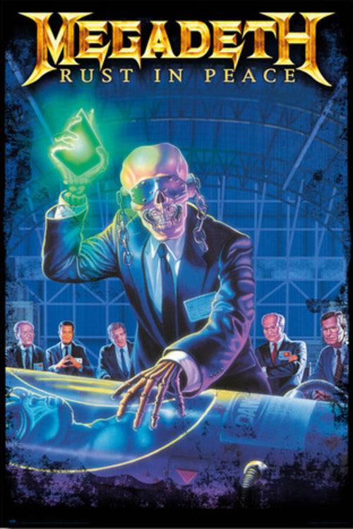 grupo erik gpe5706 megadeth rust in peace poster 61x91-5 cm | Yourdecoration.it