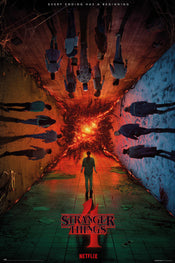 grupo erik gpe5755 stranger things teaser season 4 poster 61x91 5cm | Yourdecoration.it