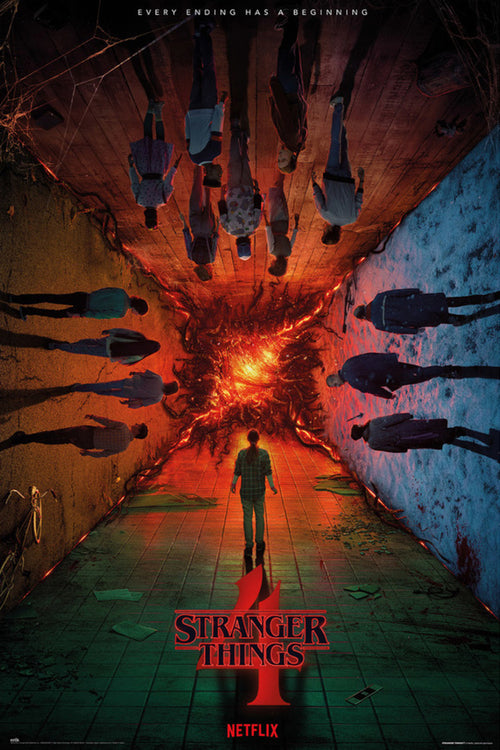 grupo erik gpe5755 stranger things teaser season 4 poster 61x91 5cm | Yourdecoration.it