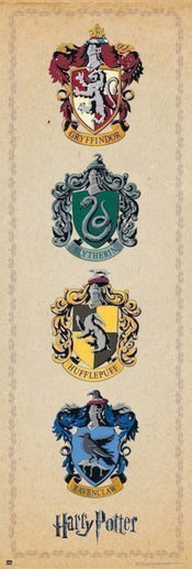 Grupo Erik PPGE8032 Harry Potter House Crests Poster 53X158cm | Yourdecoration.it