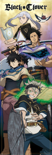 grupo erik ppge8100 black clover poster 53x158cm | Yourdecoration.it