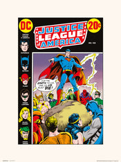 grupo erik dc comics justice leage of america 102 stampa artistica 30x40cm | Yourdecoration.it