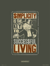 grupo erik monopoly simplicity stampa artistica 30x40cm | Yourdecoration.it