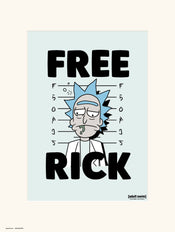 grupo erik rick and morty free rick stampa artistica 30x40cm | Yourdecoration.it