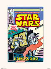 grupo erik star wars 30 a princess alone stampa artistica 30x40cm | Yourdecoration.it