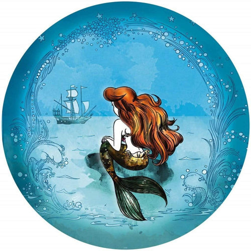 Komar Ariel Dreaming Autoadesiva Carta Da Parati 125X125cm Rotonda | Yourdecoration.it