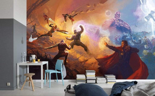 Komar Avengers Epic Battles Two Worlds Carta Da Parati In Tessuto Non Tessuto 500X280cm 10 Strisce Ambiente_F8D0652F 218D 41D5 926B A9149Bd70Ffe | Yourdecoration.it