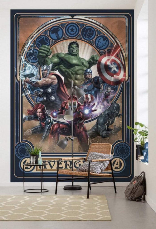 Komar Avengers Ornament Carta Da Parati In Tessuto Non Tessuto 200X280cm 4 Strisce Ambiente_2E1Ea0E9 7Dbe 4D7E A449 46786Ffd9Fff | Yourdecoration.it