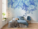 komar blue aura carta da parati in tessuto non tessut 350x250cm 7 strisce ambiente | Yourdecoration.it