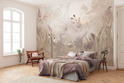 komar dragonfly pond carta da parati in tessuto non tessut 350x250cm 7 strisce ambiente | Yourdecoration.it